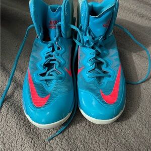 Nike Blue and Red Sneakers